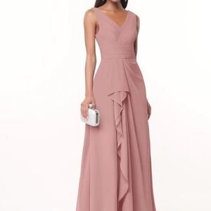 NEW Azazie Julianna Dusty Rose Bridesmaid Dress US Size 4